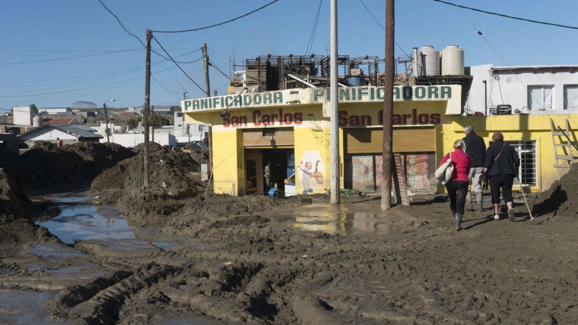 Repasamos las fotos mas impactantes de las consecuencias del temporal sufrido en Comodoro Rivadavia, Chubut (El Patagónico).