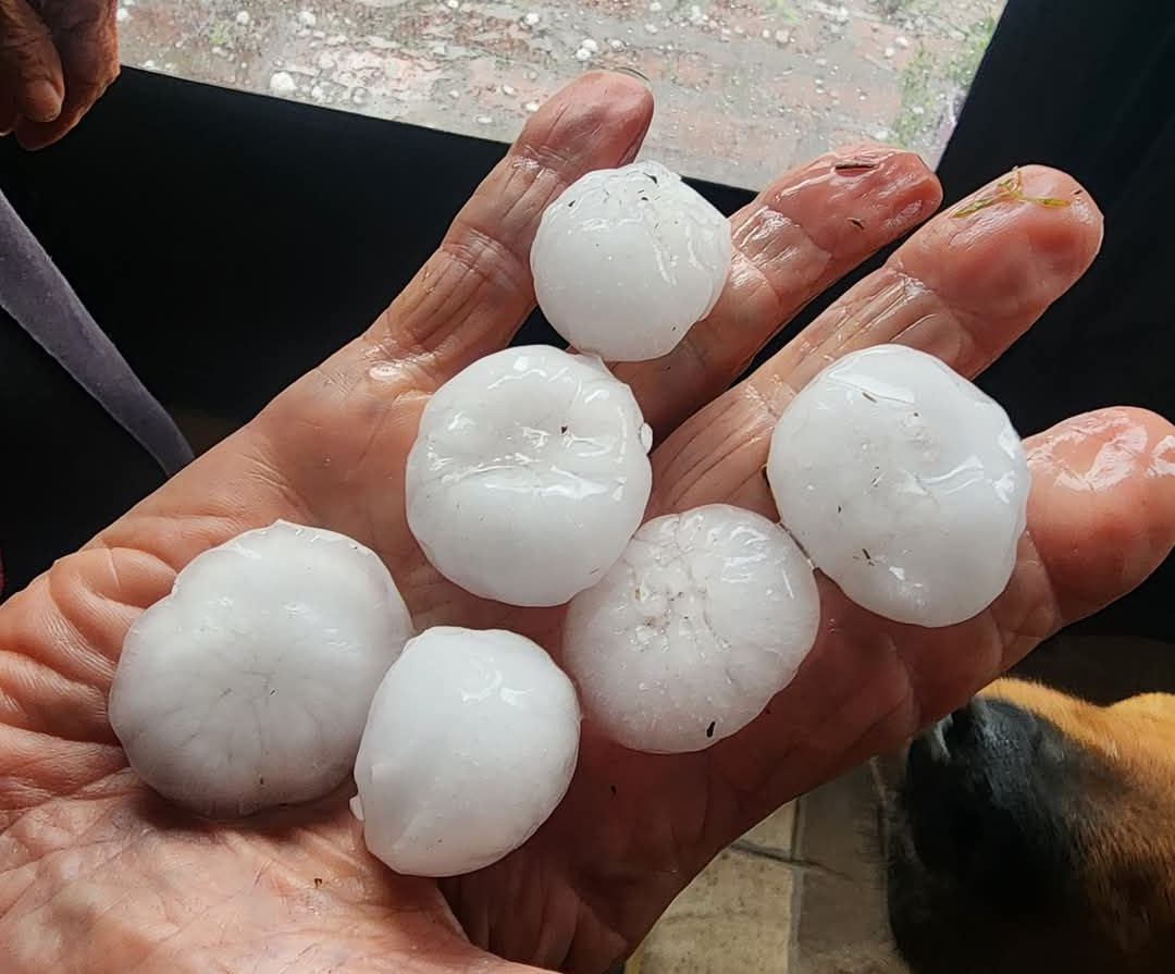Lo que dejó la intensa granizada en el AMBA