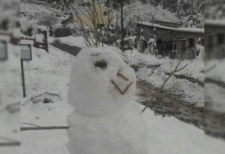 Intensa tormenta de nieve en la Patagonia