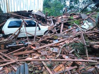 Impresionante tornado en Alem, Misiones