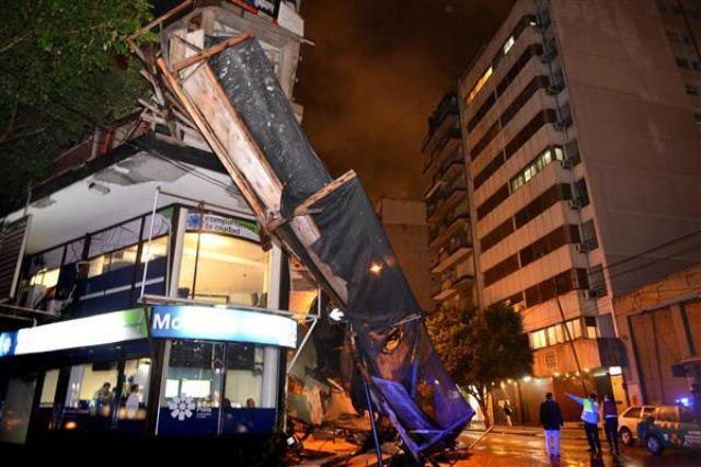 Temporal de viento en el centro del País