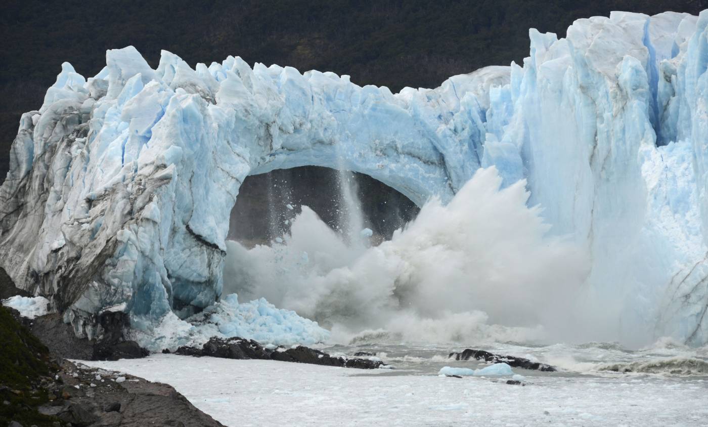 El Perito Moreno está retrocediendo sostenidamente