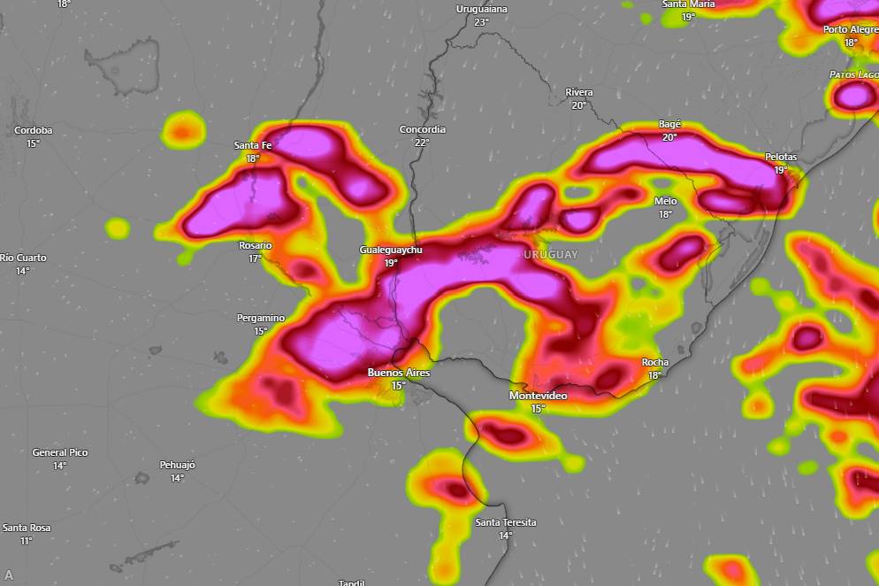Pronóstico: Tormentas fuertes al terminar la semana