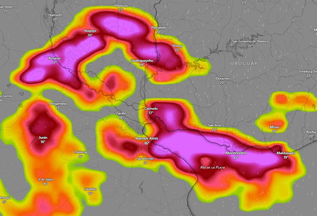 Pronóstico: Tormentas, calor y fuertes lluvias