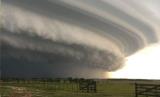 Amenazante supercelda en Uruguay