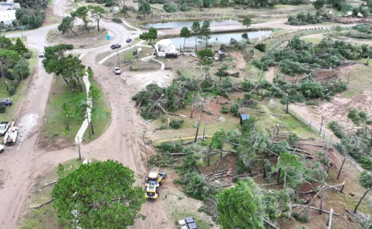 Tormenta en Pinamar dejó destrozos: ¿Fue un tornado?