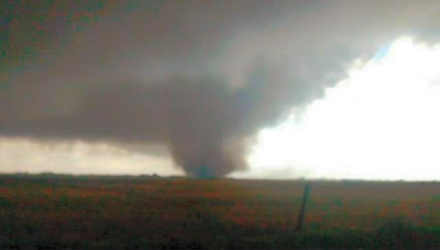 Tornado y granizo severo en Córdoba y Santa Fe