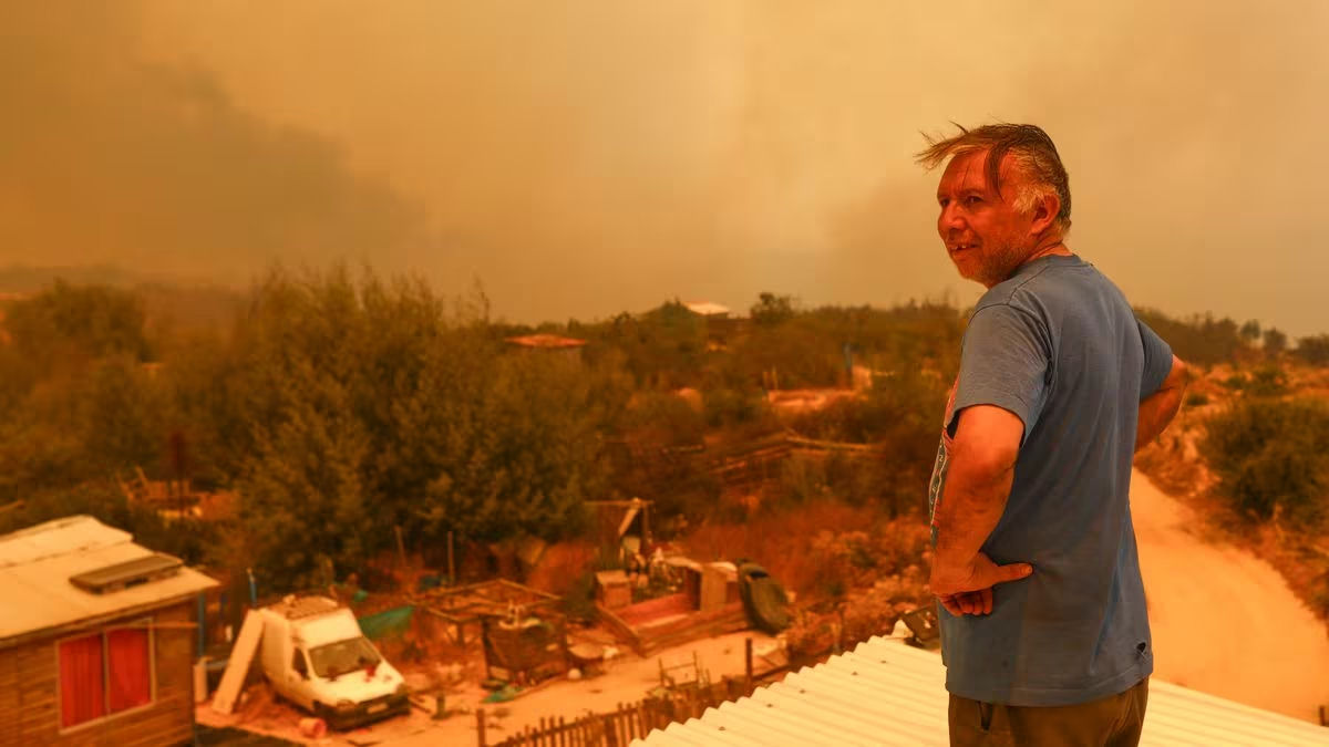 Incendios forestales en Chile dejan mas de 110 muertos