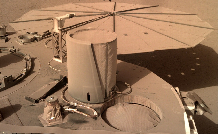 Gran tormenta de polvo en Marte afectó a la sonda InSight