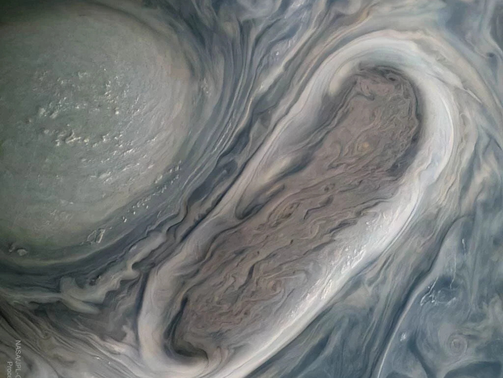 Impresionantes tormentas en Júpiter